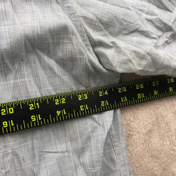 Kühl Men Shirt Size XXL Short Sleeve Button Up Blue Classic Casual Travel Pocket - Picture 5 of 13